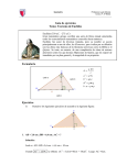 Guía de ejercicios Tema: Teorema de Euclides Formulario Ejercicios