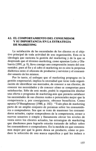 4.1. el comportamiento del consumidor y su importancia