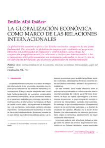 la globalización económica como marco de las