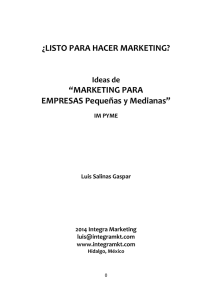 ¿LISTO PARA HACER MARKETING?