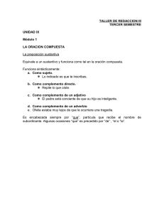 TALLER DE REDACCION III TERCER SEMESTRE UNIDAD IX