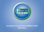 Presentación EBSCO HOST