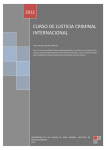 curso de justicia criminal internacional y ciencias forenses