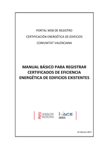 Manual Básico del Portal Registro (Edif. Existentes)