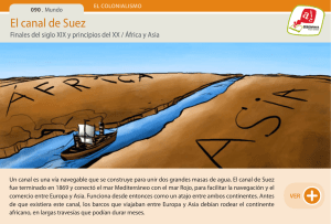 El canal de Suez
