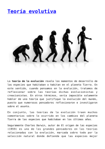 Teoría evolutiva