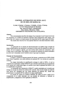 CONTROL AUTOMATICO DE NIVEL (ALC)