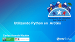 Utilizando Python en ArcGis