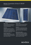 Módulo Fotovoltaico Schüco S 158-SP