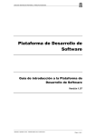Introducción a la Plataforma de Desarrollo de Software
