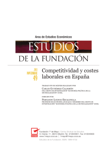 Competitividad y costes laborales - Fundación 1º de Mayo