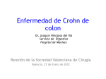 Enfermedad de Crohn de colon - Sociedad Valenciana de Cirugía