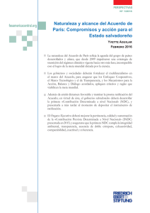 Naturaleza y alcance del Acuerdo de París