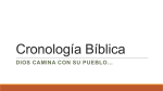 Cronología Bíblica - Parroquia La Purisima Valencia