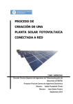 proceso de creación de una planta solar fotovoltaica