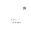 Guía de referencia de Sibelius 5