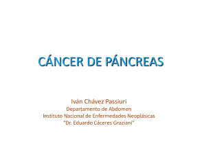 cáncer de pancreas - Instituto Nacional de Enfermedades Neoplásicas
