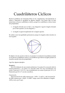 Cuadriláteros Cíclicos