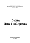 Estadística Manual de teoría y problemas