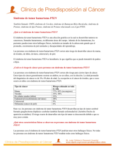 Síndrome de tumor hamartoma PTEN