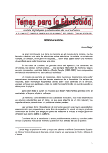 1 MEMORIA MUSICAL Janos Nagy1 La gran