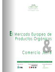 El Mercado Europeo de Productos Orgánicos Comercio Justo