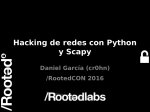 Hacking de redes con Python y Scapy