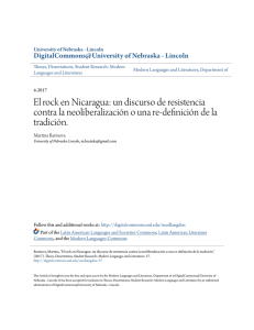 El rock en Nicaragua - DigitalCommons@University of Nebraska