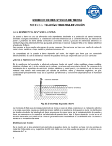 Medición de Puesta a Tierra Métodos de medición