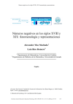 Números negativos en los siglos XVIII y XIX: fenomenología y