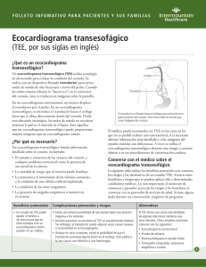 Ecocardiograma transesofágico