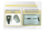 AHORRADORES ELECTRICIDAD [Modo de