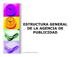 ESTRUCTURA GENERAL DE LA AGENCIA DE PUBLICIDAD