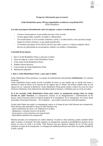 1 de 7 Prospecto: informaci&oacute;n para el usuario &Aacute;cido