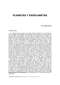 planetas y exoplanetas