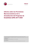 Resumen Ejecutivo del Informe sobre las Previsiones