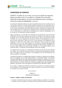 Decreto 113/2009 - Colegio Oficial de Arquitectos de Extremadura