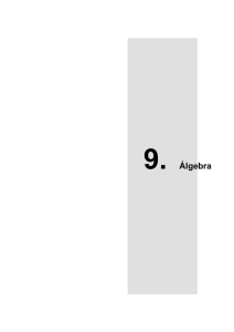9. Álgebra - Mauricio Contreras