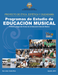 Programas de Estudio de Educación Musical I y II Ciclos.