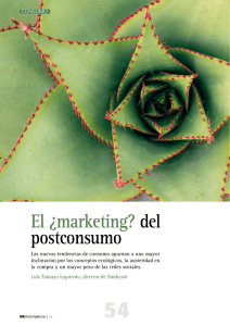 El ¿marketing? del postconsumo - Revista de la Universidad de