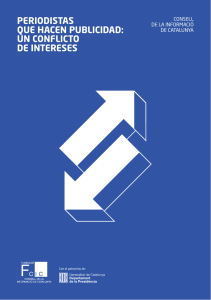 periodistas que hacen publicidad: un conflicto de intereses