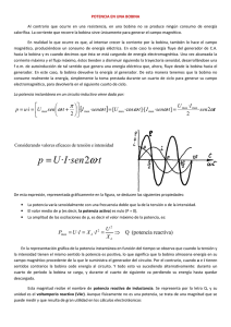 Potencia en una bobina y en un condensador