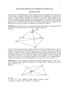 Soluciones elementales a problemas elementales.