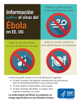 Información sobre el virus del Ébola en EE. UU.