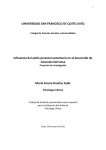UNIVERSIDAD SAN FRANCISCO DE QUITO USFQ Influencia del
