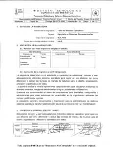 taller de sistemas operativos SCA-1026 VER 03 ENE