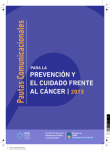 pautas comunicacionales cancer - Ministerio de Salud de la Nación