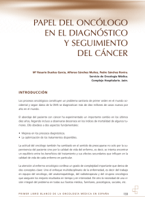 Papel del oncólogo en el diagnóstico y seguimiento del