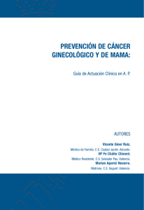 Prevención del cáncer ginecológico y de mama
