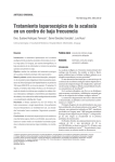 Tratamiento laparoscópico de la acalasia en un centro de baja